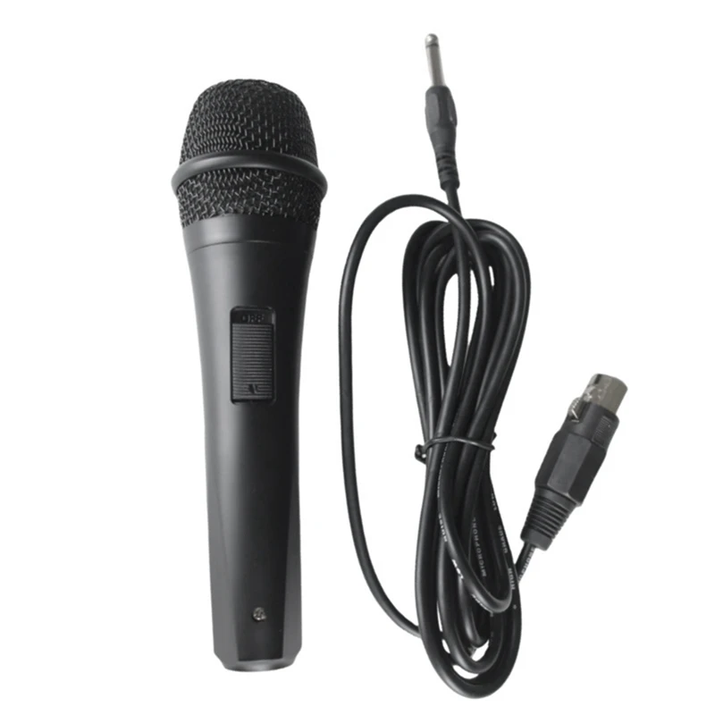 Karaoke Mic With Switch Wired Dynamic Microphone For Karaoke Vocal Music Performance Singing