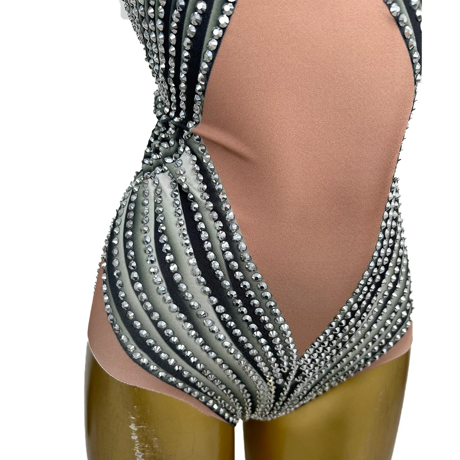 แฟชั่นชายหาดJumpsuitกางเกงขาสั้นเงาWillowเล็บกางเกงขาสั้นPole Dance Acrobaticsประสิทธิภาพไนท์คลับClub PartyชุดHaidai