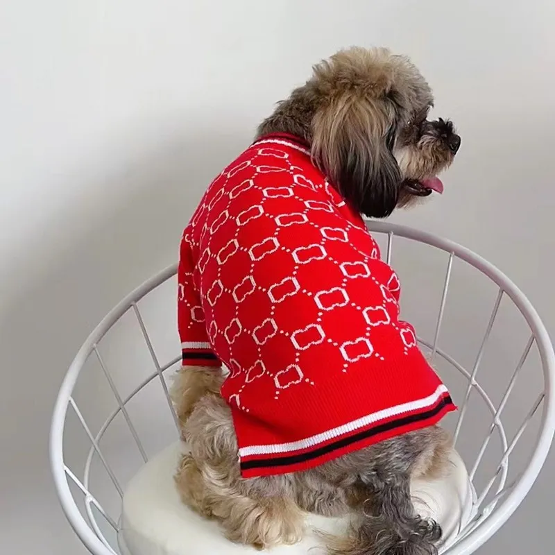 Autumn and Winter Pet Tide Brand Knitted Cardigan for Small and Medium Dogs, Dogs, Cats, Bomei, Fadou, corgi Bears Factory