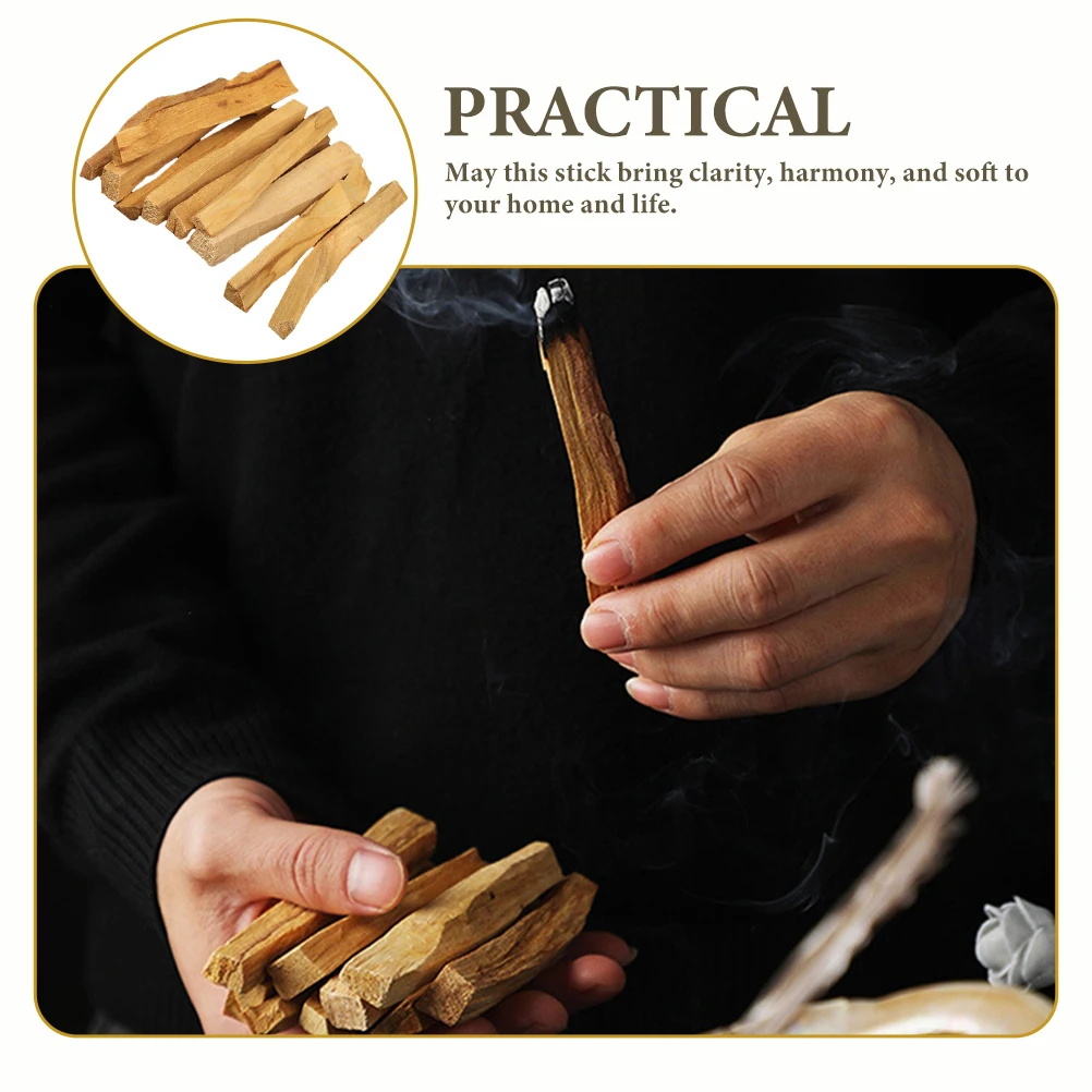 

10Pcs Handcrafted Holy Wooden Incense Sticks Perfect For Office Wellness And Meditation