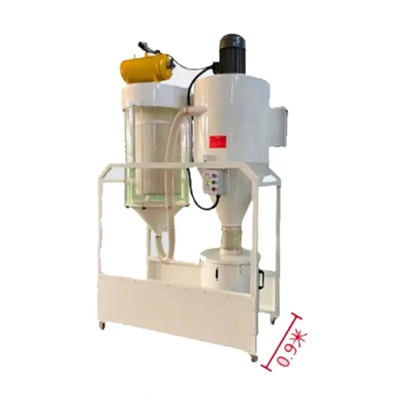 New Three Phase Carbon Steel 5 Two-Stage Hepa Filtration Cyclone Dust Collector for Furniture and Wood Factories