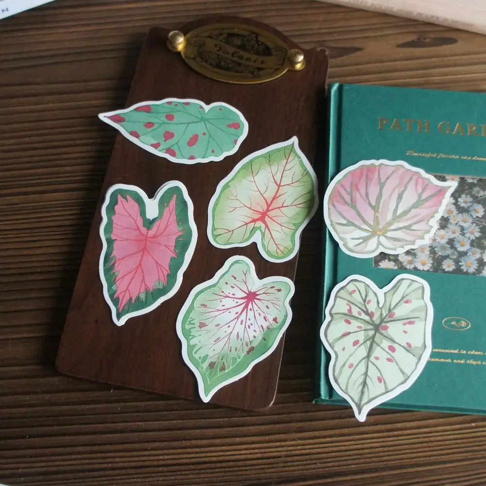 

20pcs Tropical Plant Leaves Fiesta Rosebud Design As Creative Craft Paper Background Scrapbooking DIY Decoration Use