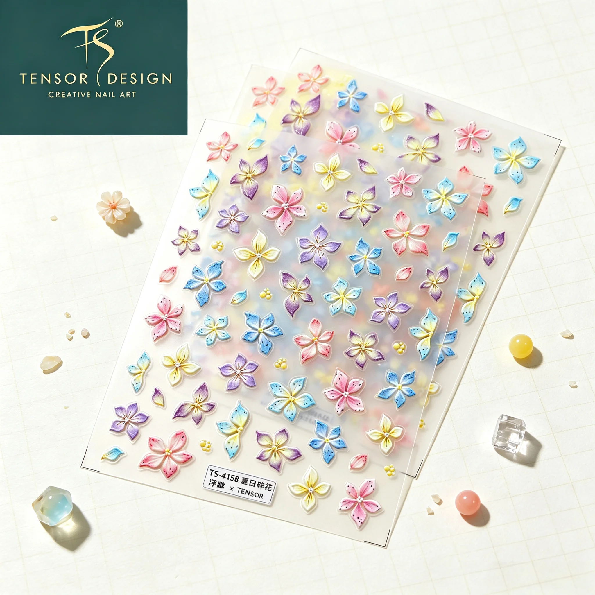 Autocollants pour ongles TENSO - Nail Art Elegan avis et prix