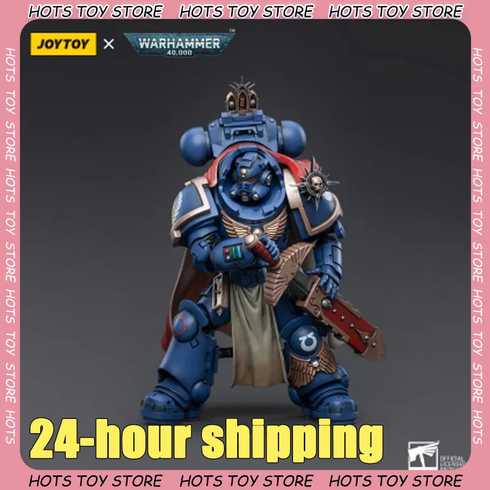 

IN STOCK JOYTOY 1/18 Anime Action Figure Warhammer 40k Ultramarines Captain with Master-crafted Heavy Bolt Rifle Model Toys