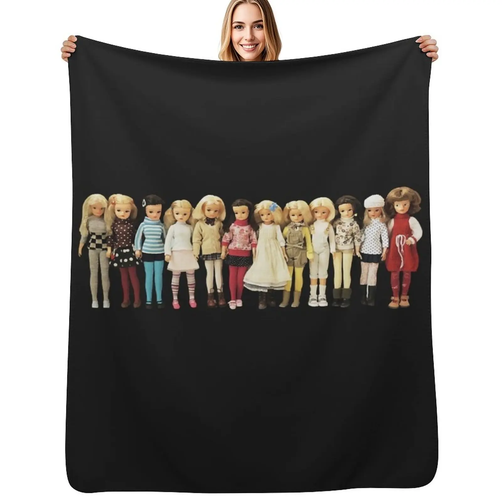 

Sindy Vintage Pedigree Sindy Classic Throw Blanket Soft Big Stuffeds Hair Blanket