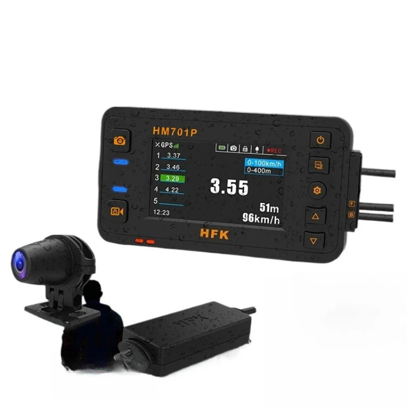 

Motorcycle driving recorder, front and rear dual recording dual lens high-definition waterproof night vision equipment