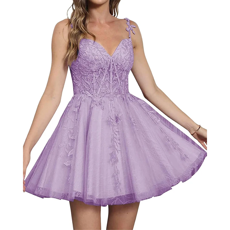 Tulle Homecoming Dresses Short for Teens Quinceanera Dresses DAMA Dress Lace Homecoming Dress 2025