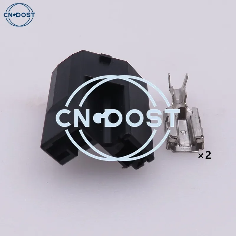 1 Set 2 Pin Auto High Current Wire Connector AC Assembly Car Unsealed Plug Automobile Modification Parts MG630685-5
