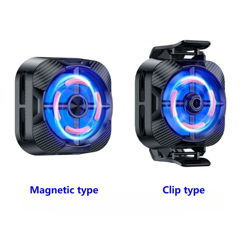 جديد الهاتف المحمول PUBG لعبة برودة أشباه الموصلات AI التحكم في درجة الحرارة مع ضوء RGB المغناطيسي/الخلفي كليب التبريد المبرد #6