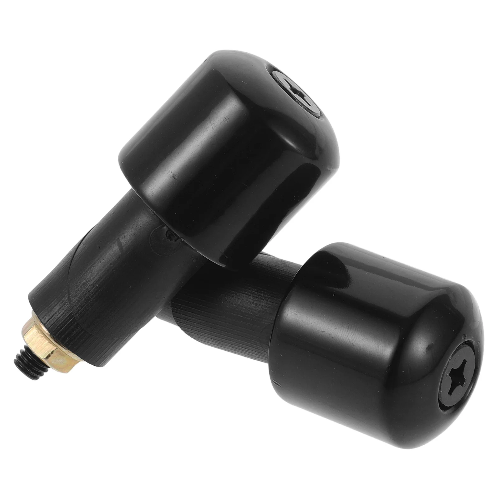 

1 Pair Motorcycle Handlebar End Plugs Durable Iron Solid Plug Crash Protection Stable Control Comfortable Grip Universal Fit Bar