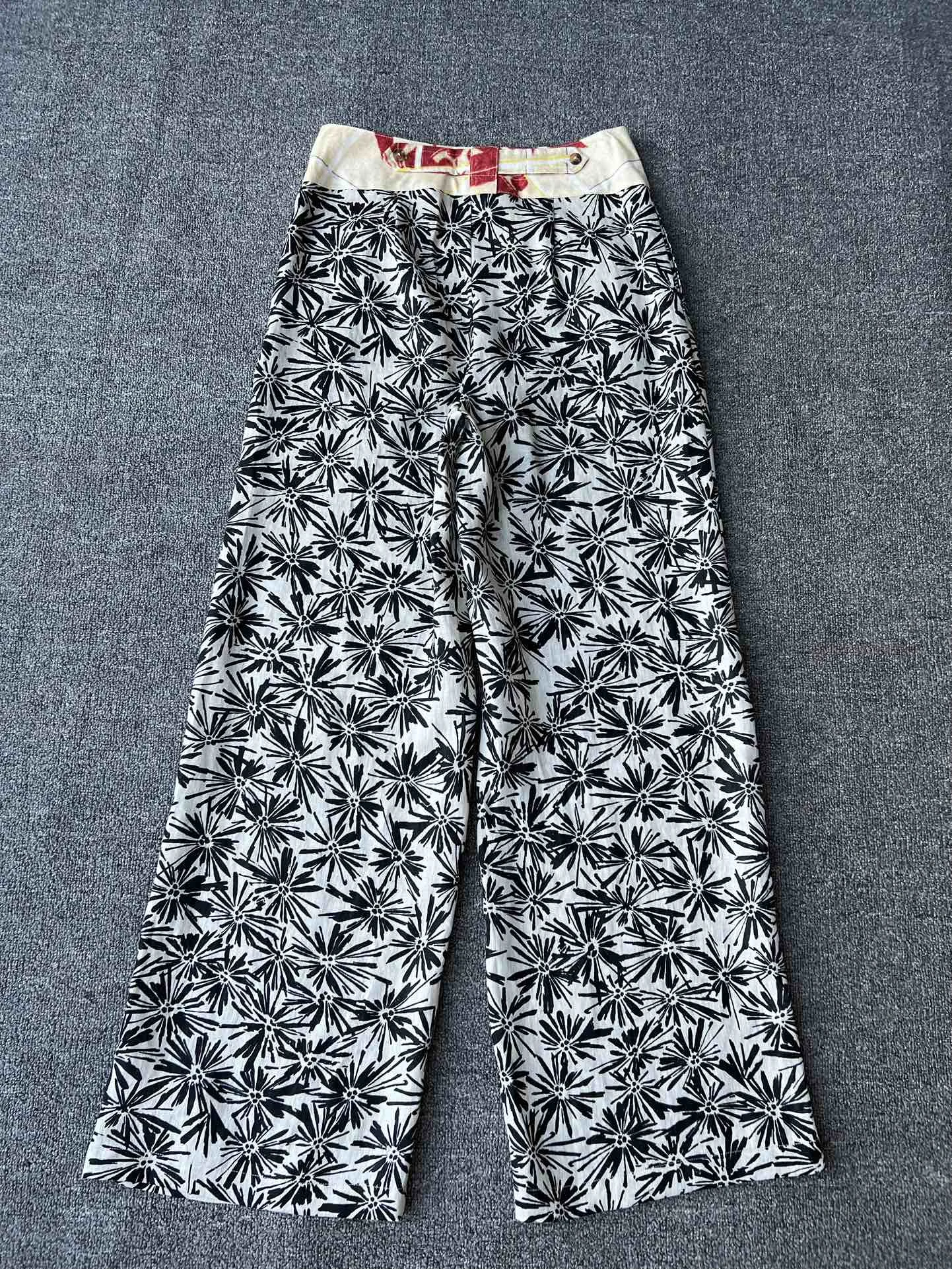 2024 Spring and Summer New Fashion Casual High Quality Women\'s Loose L/P Linen Trousers