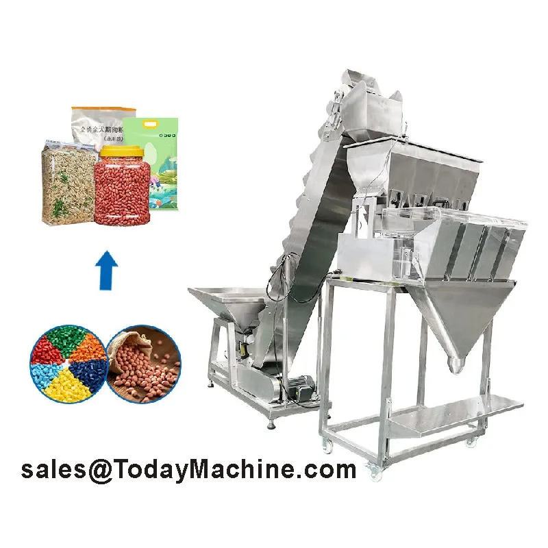Multi Functional Commercial Small Business Fully Automatic Linear Weigher Granule Filling Machine Bottle Filling Line