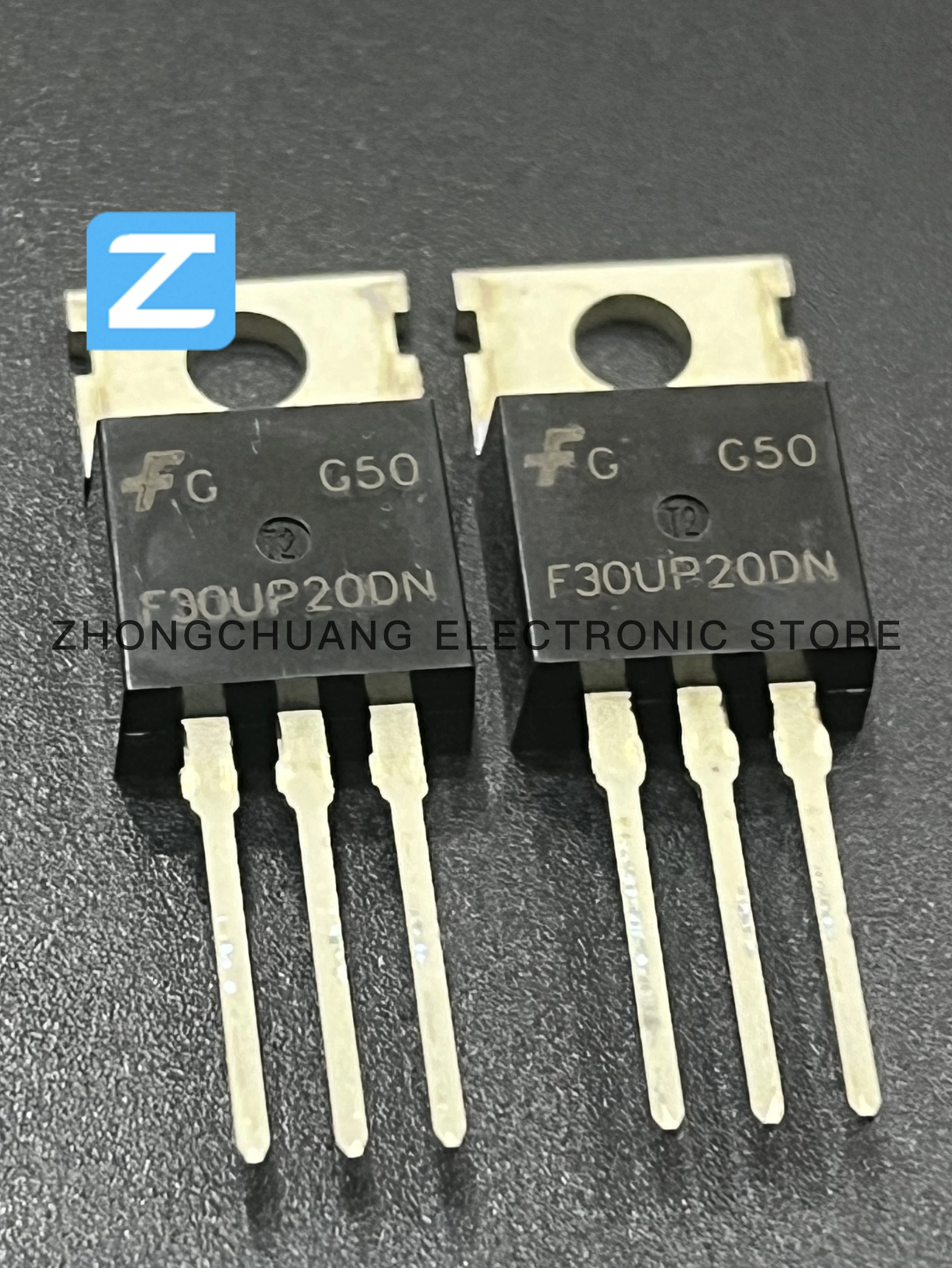 1-10PCS FFP30UP20DNTU F30UP20DN TO-220 200V 150A Ultrafast Recovery Power Rectifier new original