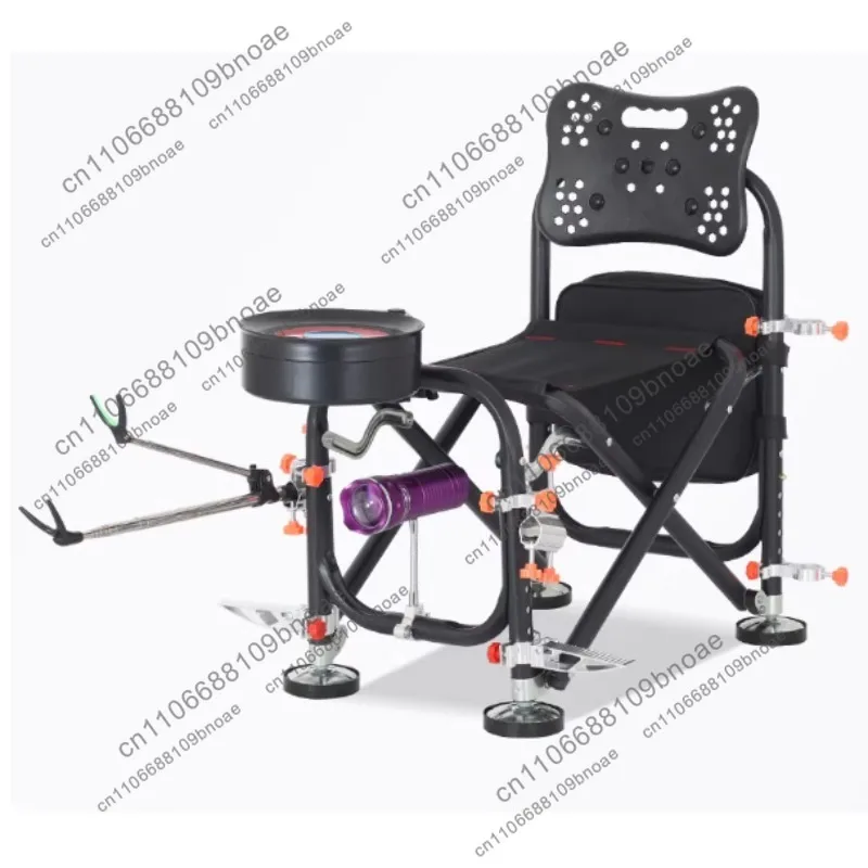 Multifunctional Fishing Chair Wild Fishing All-Terrain Seat Foldable Portable