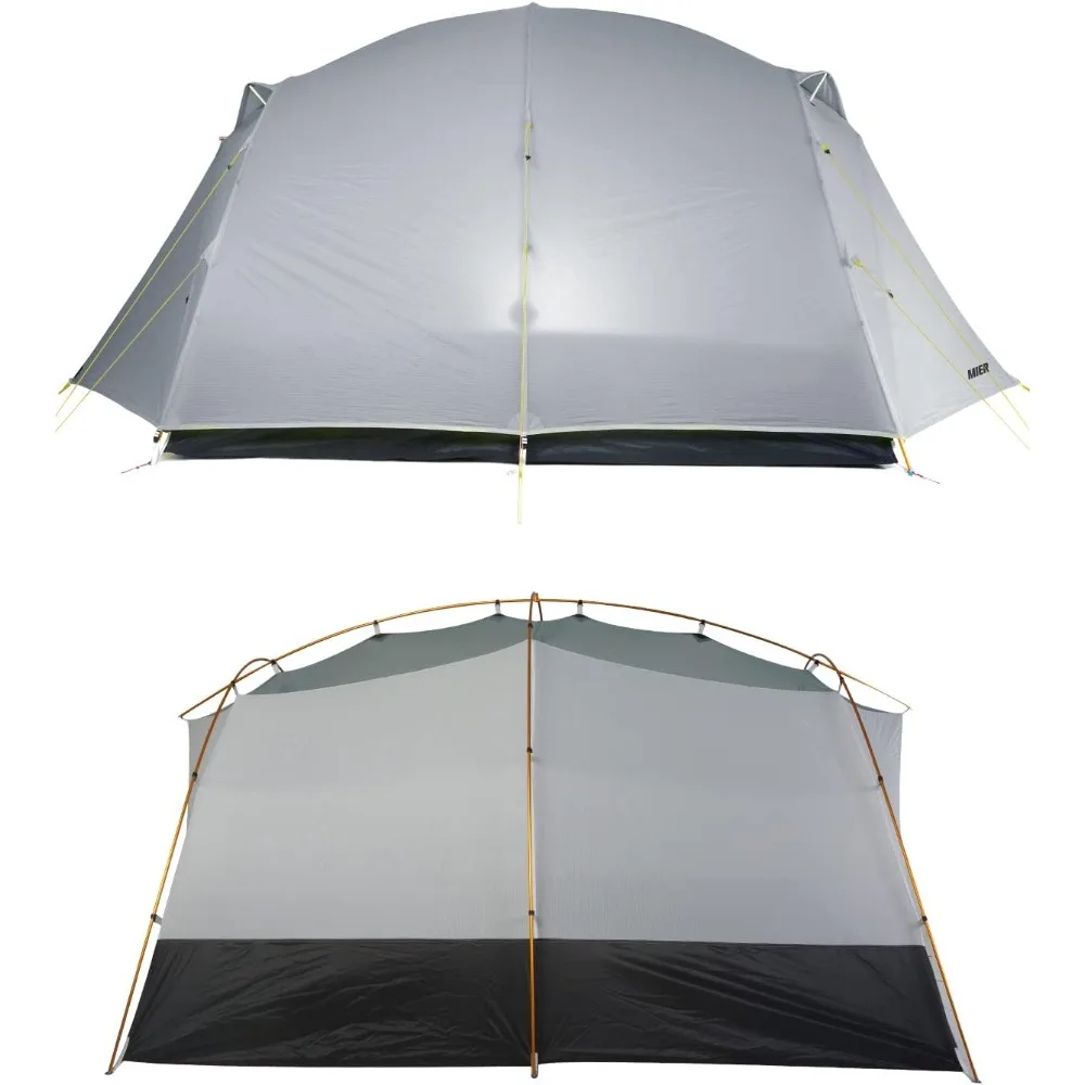 

Waterproof Backpacking Tent for 4-Person 4 Season, Lightweight Camping Tents Freestanding with Aluminum Frame