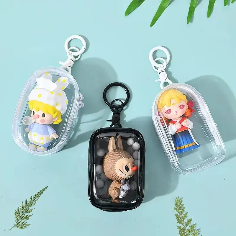 1Pc Blind Box Display Storage Bag Stereoscopic Stroller Bag PVC High Transparency and Sun Drying Bag Enclosed Transparent Bag