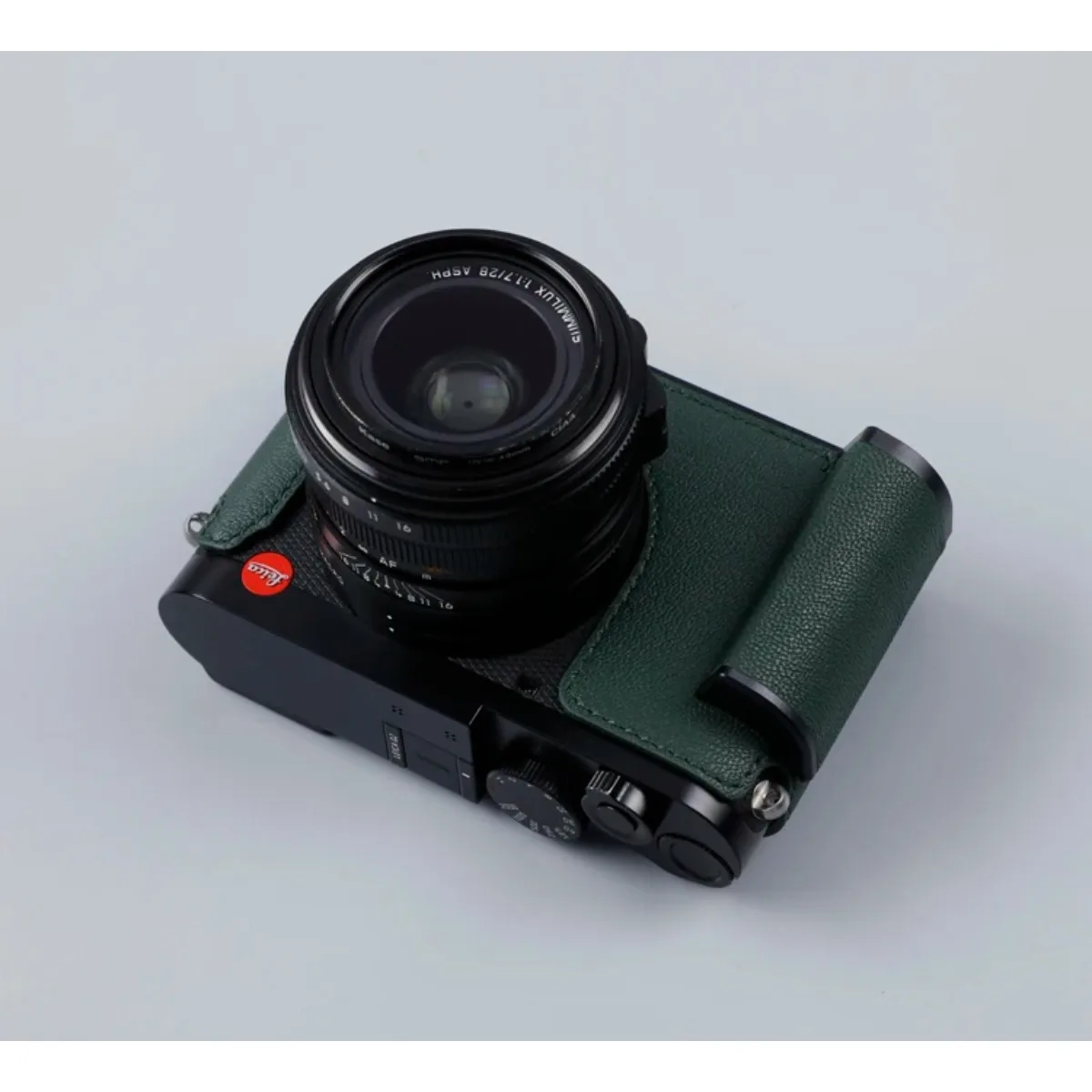 Poignée de protection en cuir véritable pour Leica Q, Q2, QP Typ116, étui pour appareil photo, sac en cuir de vachette, étui de corps