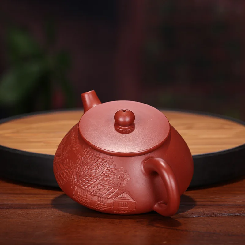 Dahongpao handmade purple clay pot Yixing handmade teapot kettle tea pot  Drinkware For Green Tea - view 4