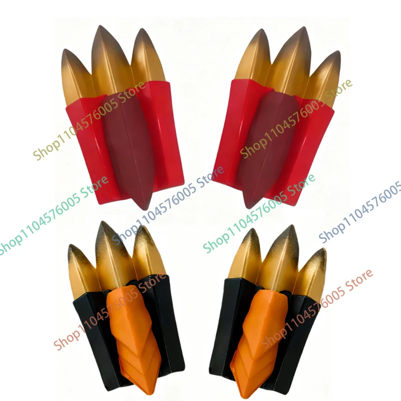 MOC Anime Warrior Accessories Building Blocks Dragon Wing Claw Armor Knife Gold Cloak Blade Sheath Shoulder Armor Gift Brick T29 image 3