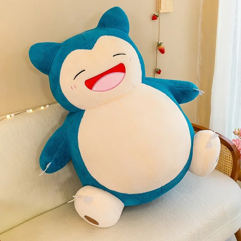 45cm Pokemon Cartoon Snorlax Pluszowa zabawka Anime Movie Pocket Monster Nowa rzadka miękka wypchana lalka dla chłopców i dziewczynek Prezenty urodzinowe