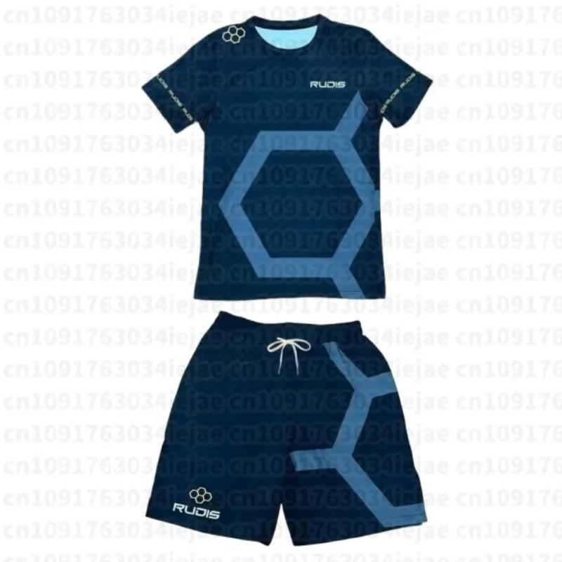 MOTO 2026 Summer Men's Quick-Drying Casual Sports T-Shirt Breathable Comfortable Adult & Children's Short-Sleeved Training Set