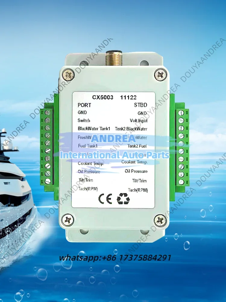 Yacht generator engine dedicated CX5003NMEA2000 digital to analog conversion NMEA2000 signal