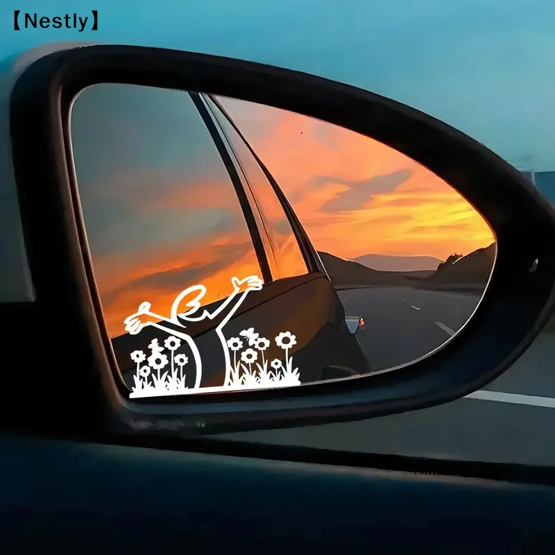 La Linea Minimalist Line Art Stickers Self-Adhesive Vinyl Decals For Water Bottles, Laptops, Fridges Cars Glass Surfaces〔Nest〕