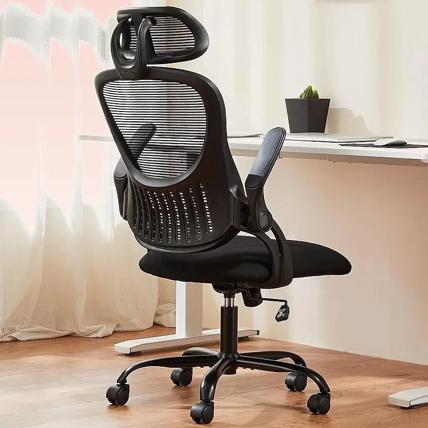 Ergonomic High-Back Mesh Rolling Work Task Chair for Home Office Computer Desk
