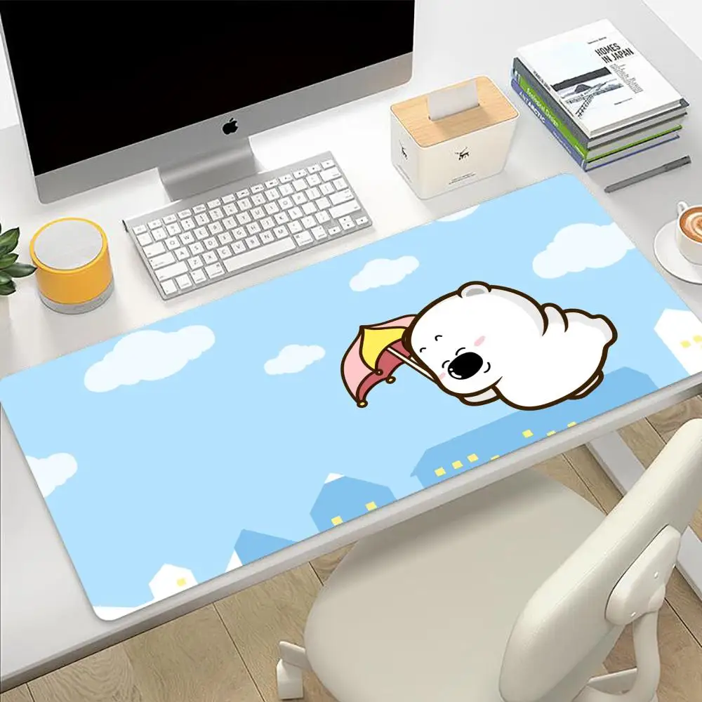 

Energetic little bear Mouse Pad PC Non Slip Rubber HD Mousepad Laptop Gamer Cabinet Keyboard Pad Office Gaming Desk Mouse Mat