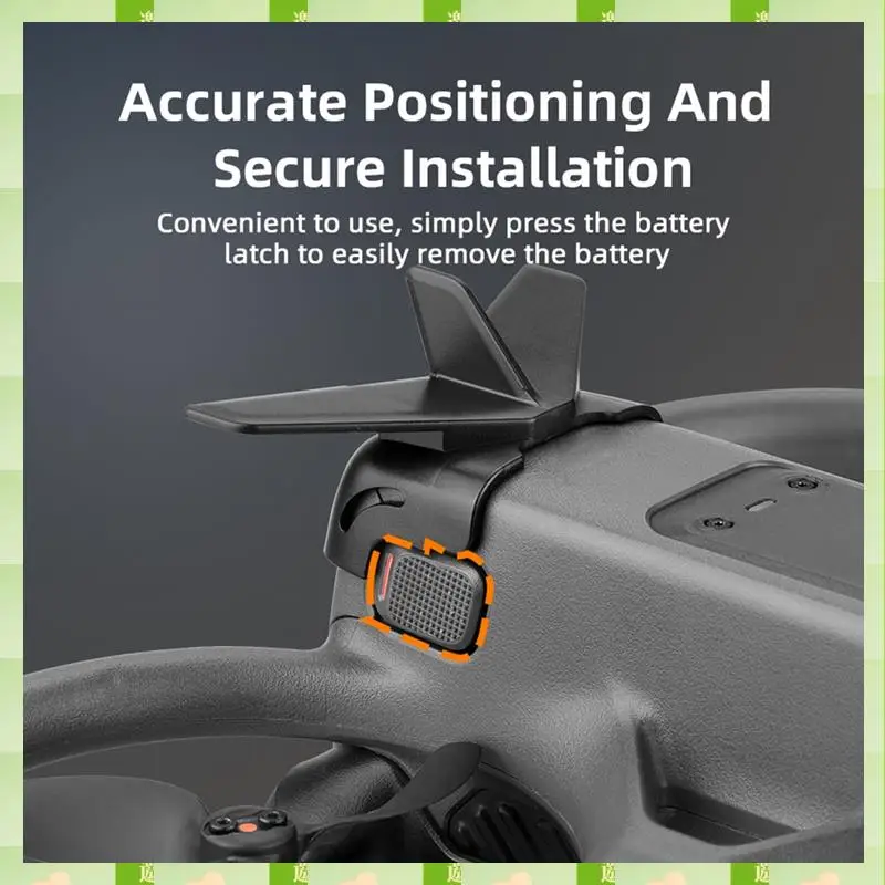 Tylna skrzydłowa listwa 2025 do DJI Avata 2, akcesoria modyfikacyjne do drona, bateria, klamra zapobiegająca wypuszczaniu, redukcja oporu i przepływu powietrza, tylna