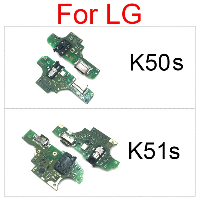 USB Charger Board For LG K50S K51S USB Charging Jack Dock Port Connector Board Flex Cable Replacement Parts