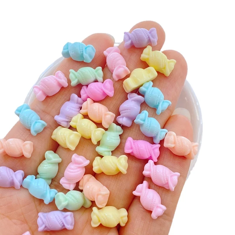 50ชิ้นพลอยเทียมติดเล็บลูกกวาดขนาดเล็กเล็บอะคริลิกกากเพชรอุปกรณ์ประดับตกแต่งสำหรับทำเล็บ