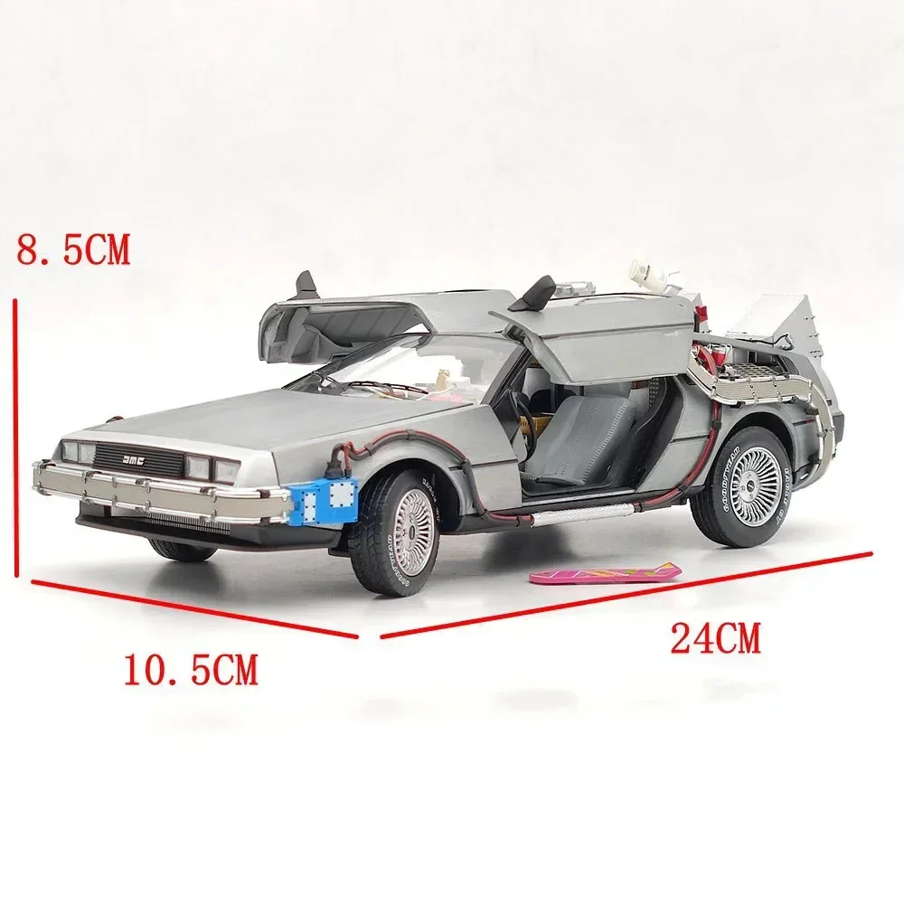 سيارات دييكاست معدنية إصدار جامع DMC DeLorean ، مشغل جاهز واحد ، DMC ، العودة إلى آلة الزمن المستقبلية ، من من من من من من