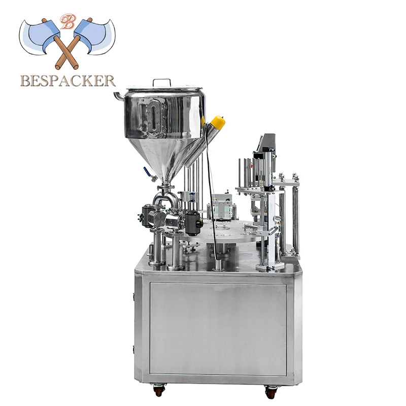 Bespacker XBG-900 Automatic Plastic Cup Yogurt Mineral Water Filling Sealing Machine
