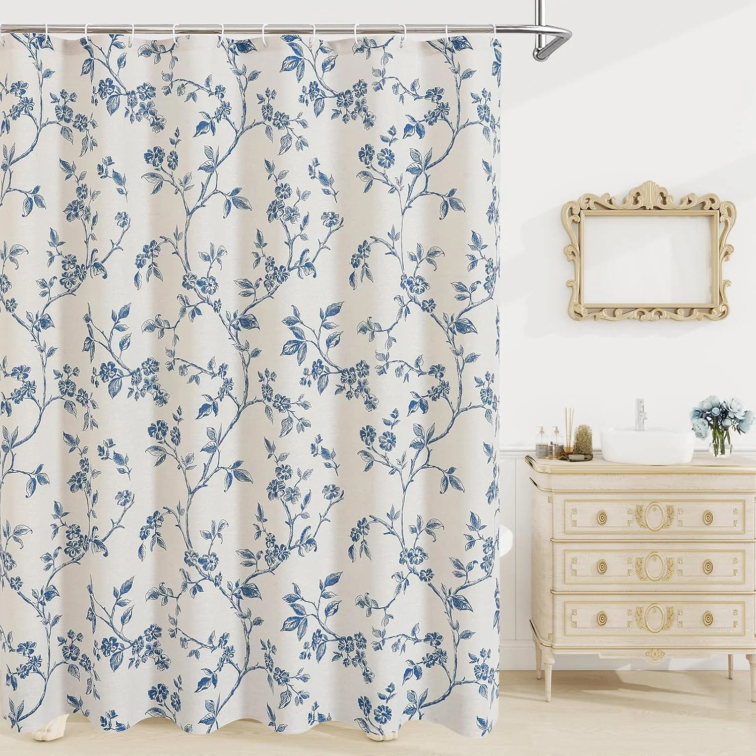 

Водонепроницаемая занавеска для ванной комнаты в богемном стиле, устойчивая к плесени, из полиэстера, высококачественная подвесная штора