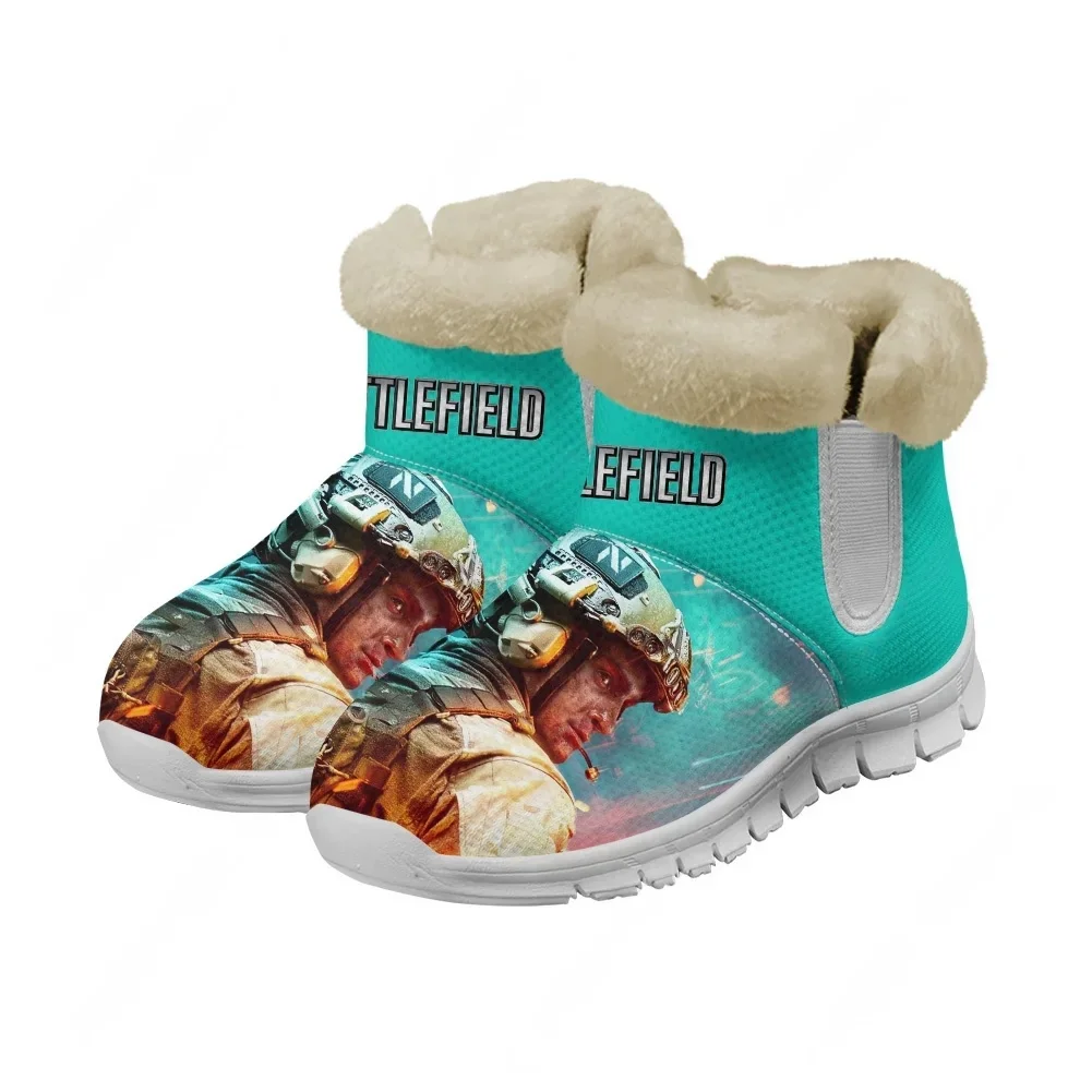 

Зимние ботинки Battlefield для мужчин, женщин и подростков: теплые, высококачественные, повседневные, легкие, спортивные кроссовки для пар, индивидуальный дизайн