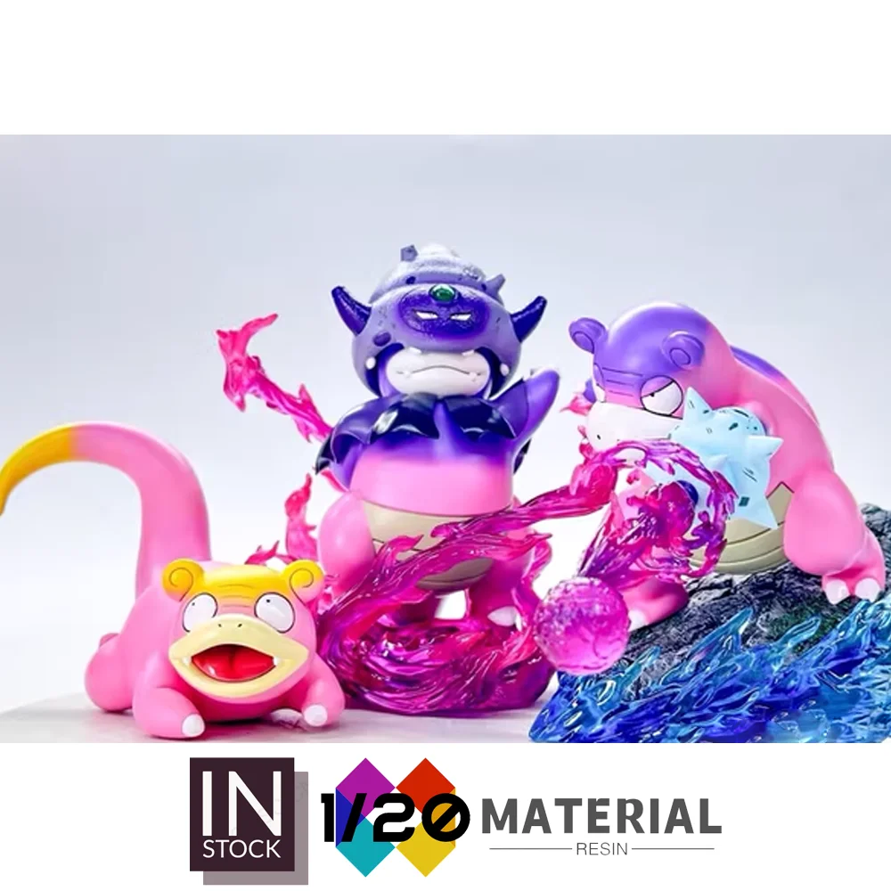 [En Stock] Escala de Resina 1/20 [PALLET TOWN] - Slowpoke, Slowbro y Slowking [RE-MENT Separado]