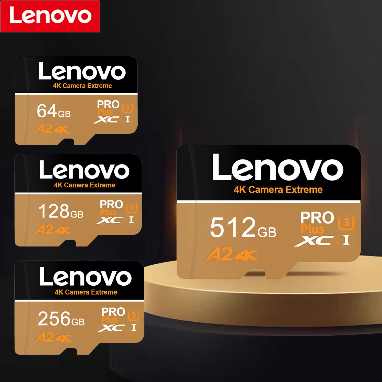 Lenovo 512GB 256GB Stable Storage SD Card Class 10 High Speed SD Memory Card 128GB 64GB For Smartphone Camera