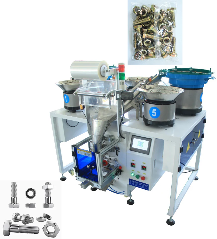 آلة تعبئة وتغليف الأجهزة المسمار الأوتوماتيكية للعد والتعبئة للمثبتات #1