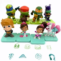 Anime Teenage Mutant Ninja Turtles Figurine Signet Cartoon Stamp Action Figure Seal Stamper Toys Desktop Ornaments Kids Gifts