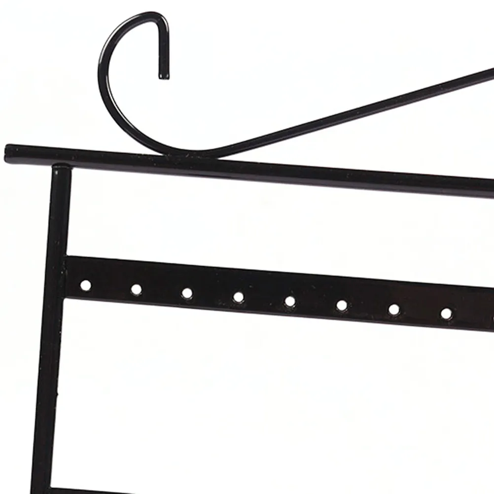 

72 Holes Earring Rack Organizer Stand for Home Business Jewelry Display Storage Dust Free Stylish Copper Plated