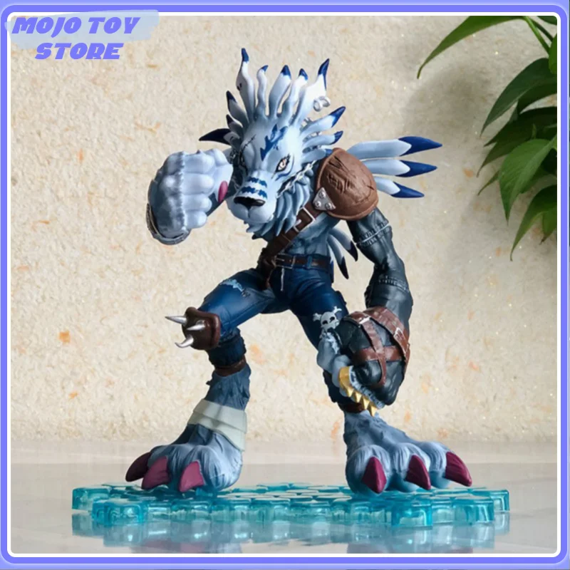 

Digital Baby Series Were Garurumon Figure Gk Hand Held Play Scene Surrounding Doll Model Pvc Desktop Decorations Doll Boy Gift