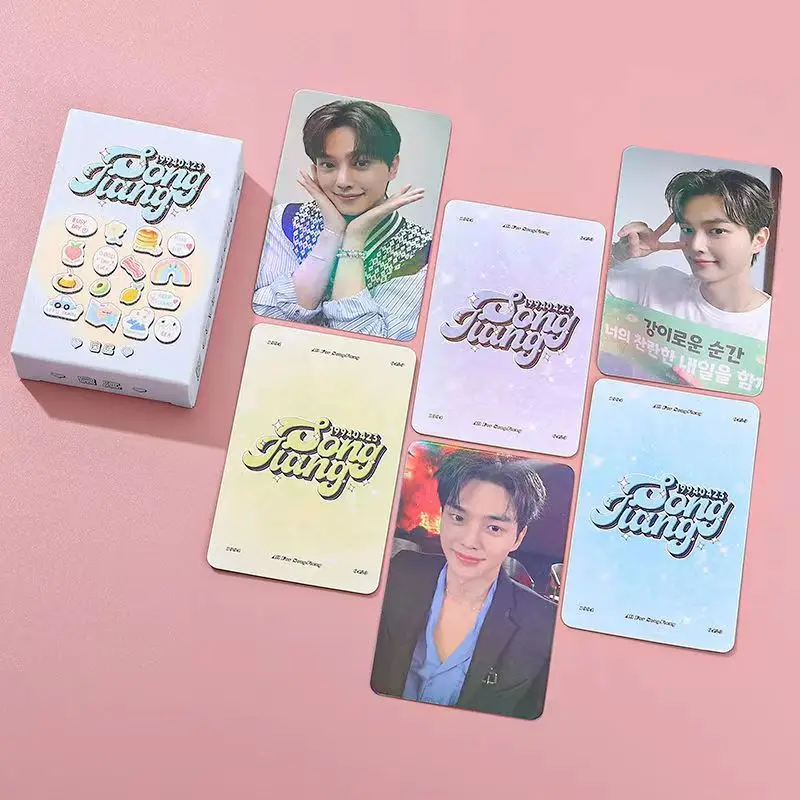 KPOP Song Jiang Laser Small Album Card, LOMO Card, Girls Collection, Gift Postcard, Photo Card, 50Pcs Set