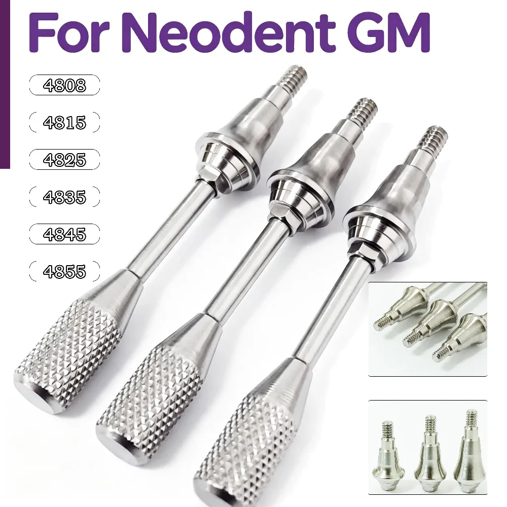 Dental Neodent GM Grand Morse Hybrid Repositionable Analog Titanium 4.0 4.3mm for Digital Implant Lab Prosthetic Component