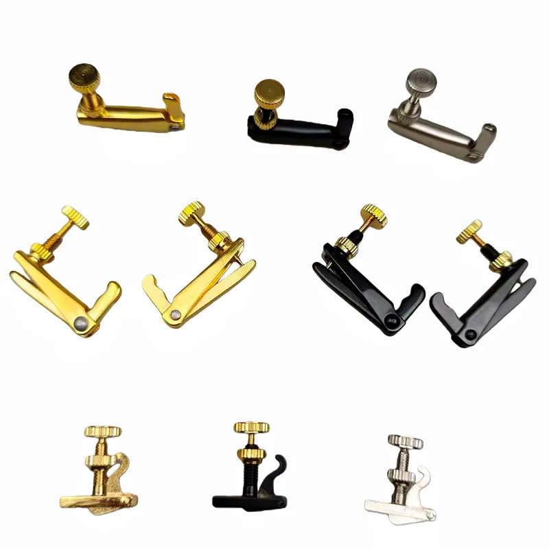 20pcs Violin Viola Finetuners for Ball and Ring End strings, 4/4-1/4 String tuning Tuner Fine tuner for Violins and Viola
