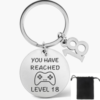 18th Birthday Gifts Keyring Keychain Best Friend Birthday Present for 16 Year Old Boy Girl