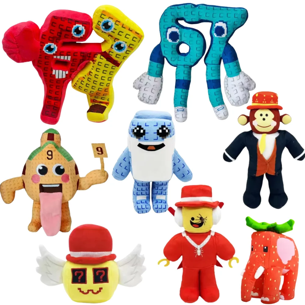 Novo roubar um cérebro bonito estatueta no.9 casa brinquedo de pelúcia jogo periféricos plushies 25cm bonecas de pelúcia anime brinquedos presentes de natal