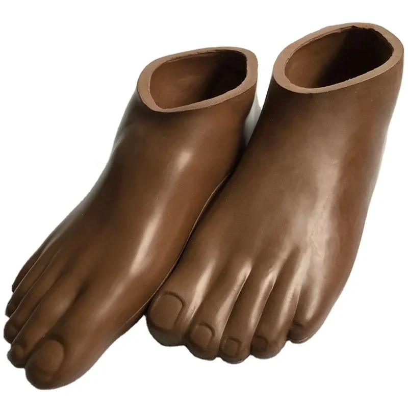 Customized Artificial Limbs  Footshell Cover Brown/Beige Prosthetic Foot for amputee