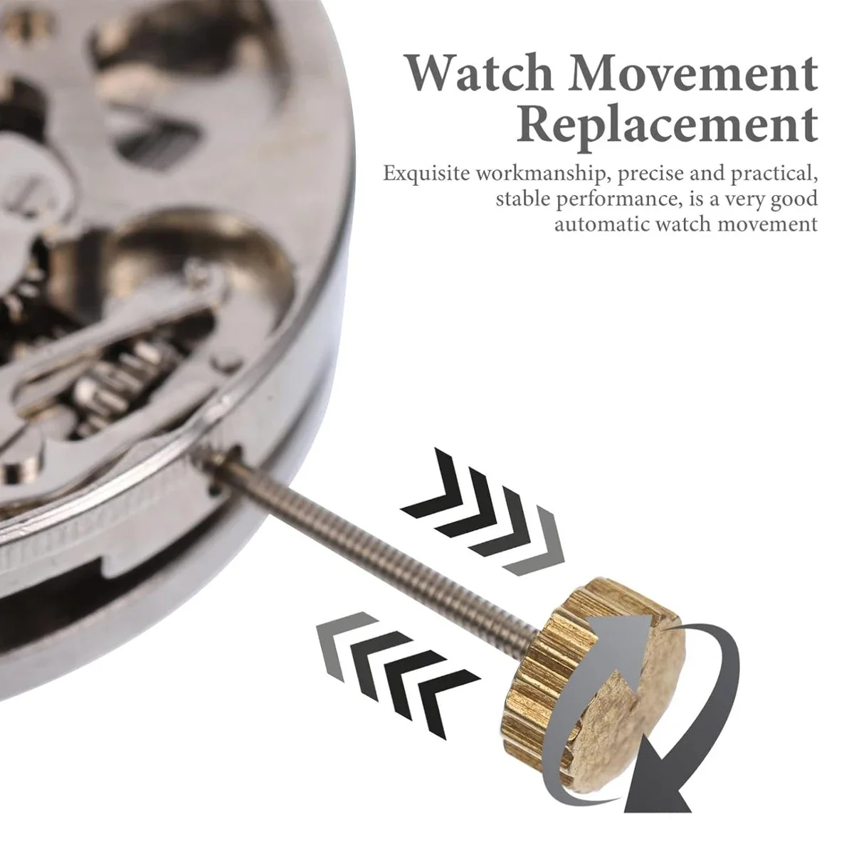 NH71 NH72 NH70 High Accuracy Skeletonized Golden Movement Automatic Self-winding 24 Jewels Mechanism Modification Parts