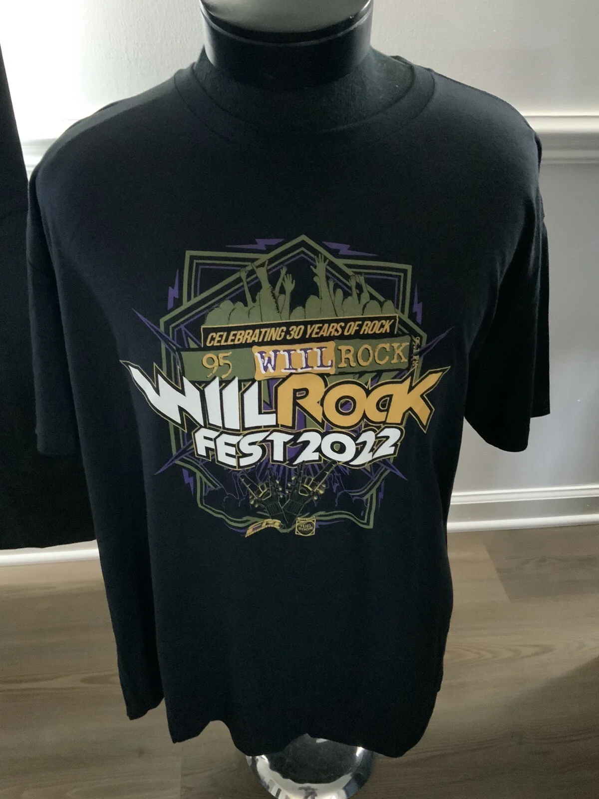 95 قميص حفلة موسيقية ويل روك مقاس XL تي شيرت 9-24-2022 GraysLake,IL., NWOT #1
